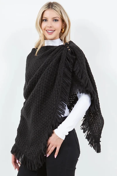 Triangle Buckle Shawl