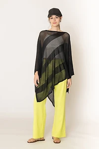 Lurex Mesh Poncho