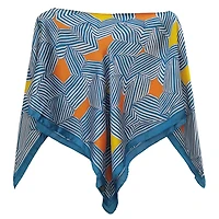 Satin Scarf Poncho