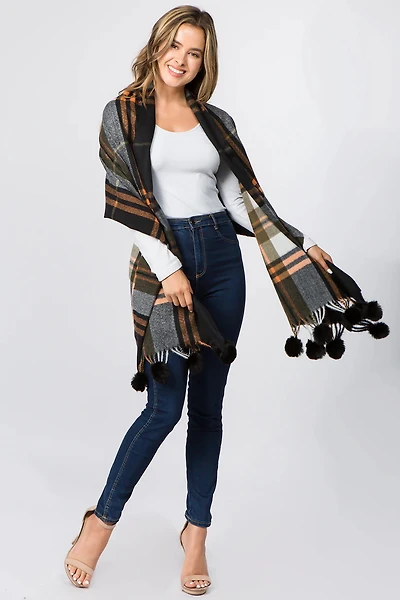 Pom Scarf