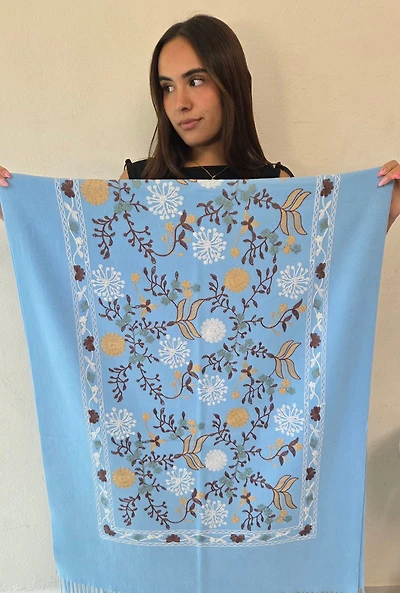 Embroidered Pashmina