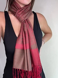 Jacquard Taupe/Red
