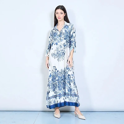 Crema Silk Dress