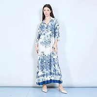 Crema Silk Dress
