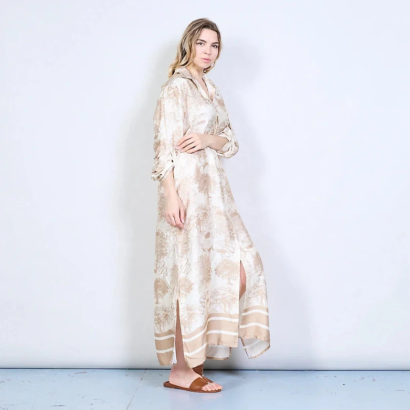 Dream Forest Silk Dress