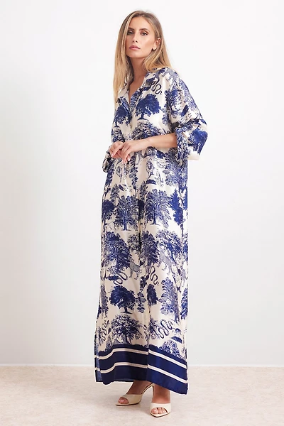 Dream Forest Silk Dress