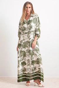 Dream Forest Silk Dress