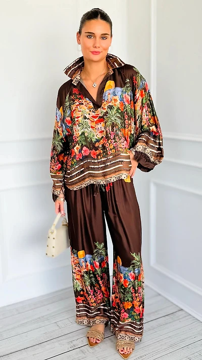 Sicily Bloom Silk Set