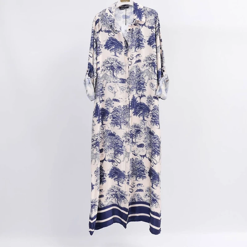 Dream Forest Silk Dress