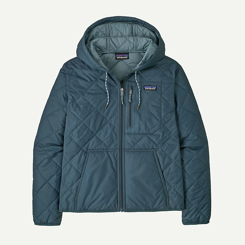 Women's Diamond Quilted Bomber Hoody