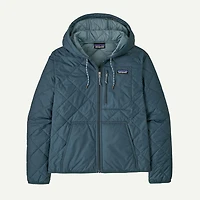 Women's Diamond Quilted Bomber Hoody
