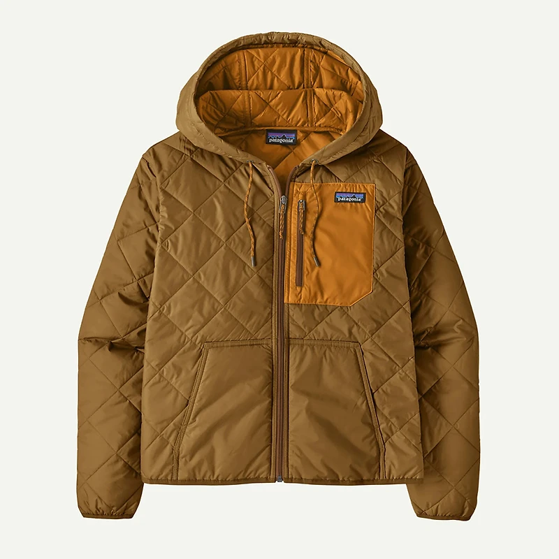 Women's Diamond Quilted Bomber Hoody