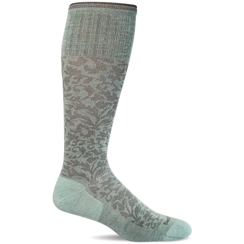 Women's Damask Graduated Compression Socks