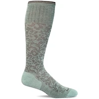 Women's Damask Graduated Compression Socks
