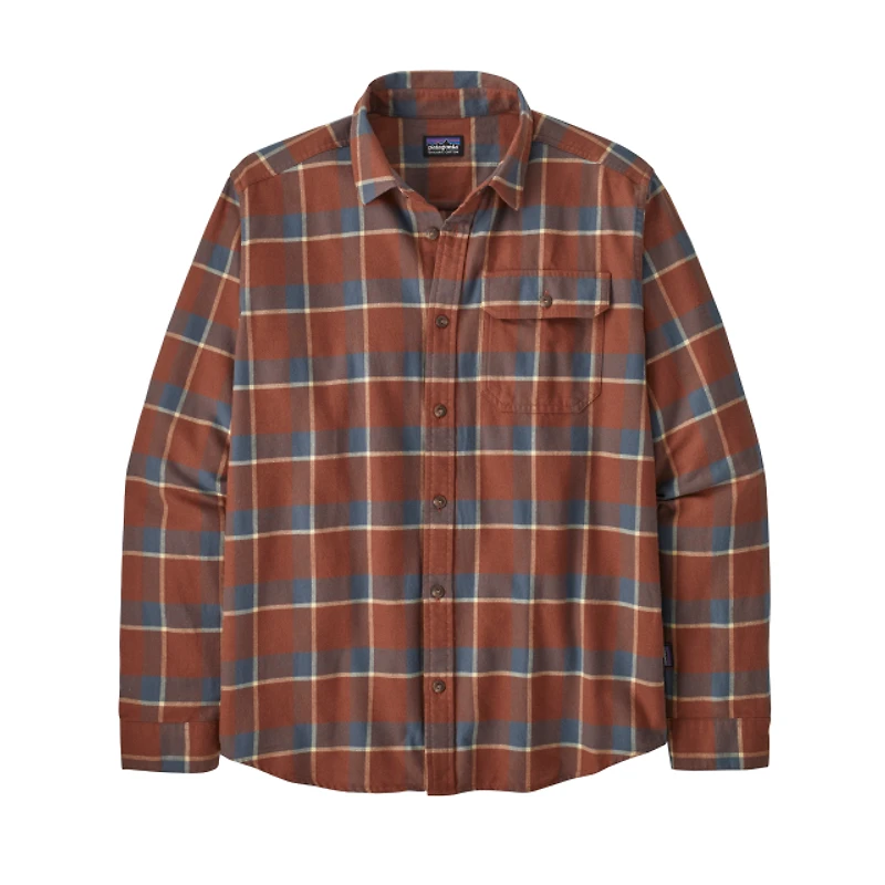 Men's Long-Sleeved Cotton in Conversion Lightweight Fjord Flannel Shirt
