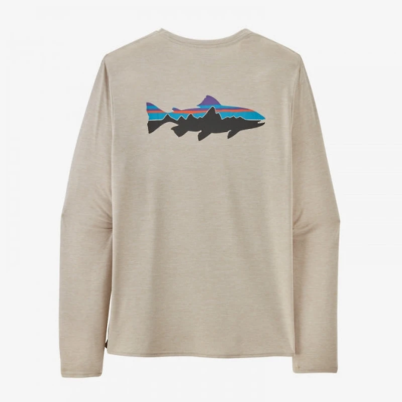 Men's Long-Sleeved Capilene Cool Daily Graphic Shirt - Waters