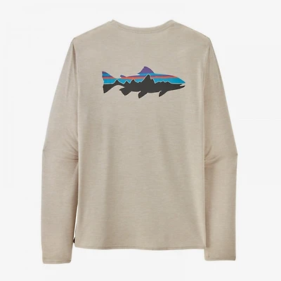 Men's Long-Sleeved Capilene Cool Daily Graphic Shirt - Waters