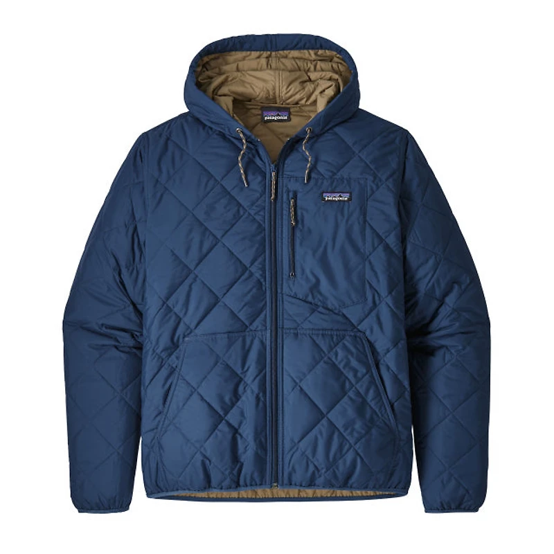 Men's Diamond Quilted Bomber Hoody