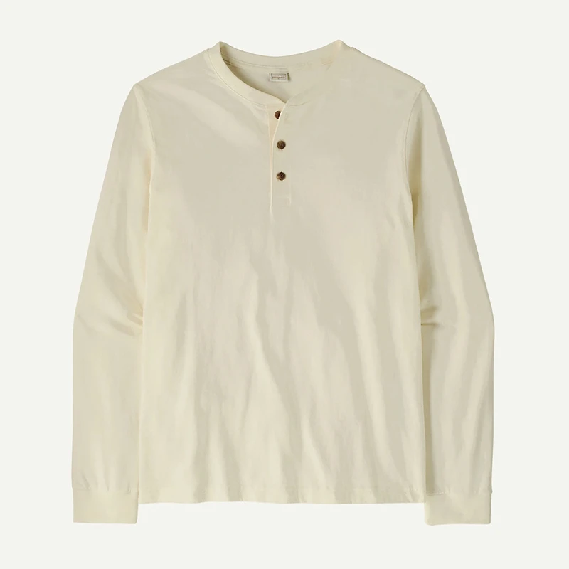 Men's Long-Sleeved Henley Shirt