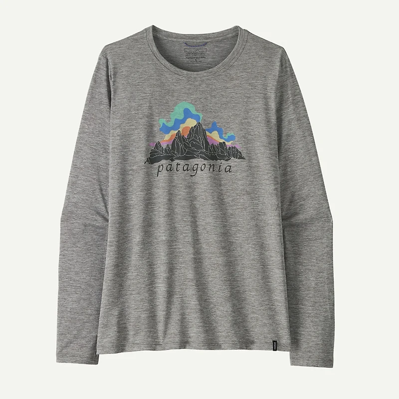 Women's Long-Sleeved Capilene Cool Daily Shirt - Fitz Roy Nimbus