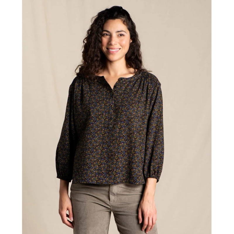 Women's Manzana Long Sleeve Peasant Top