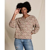 Women's Manzana Long Sleeve Peasant Top
