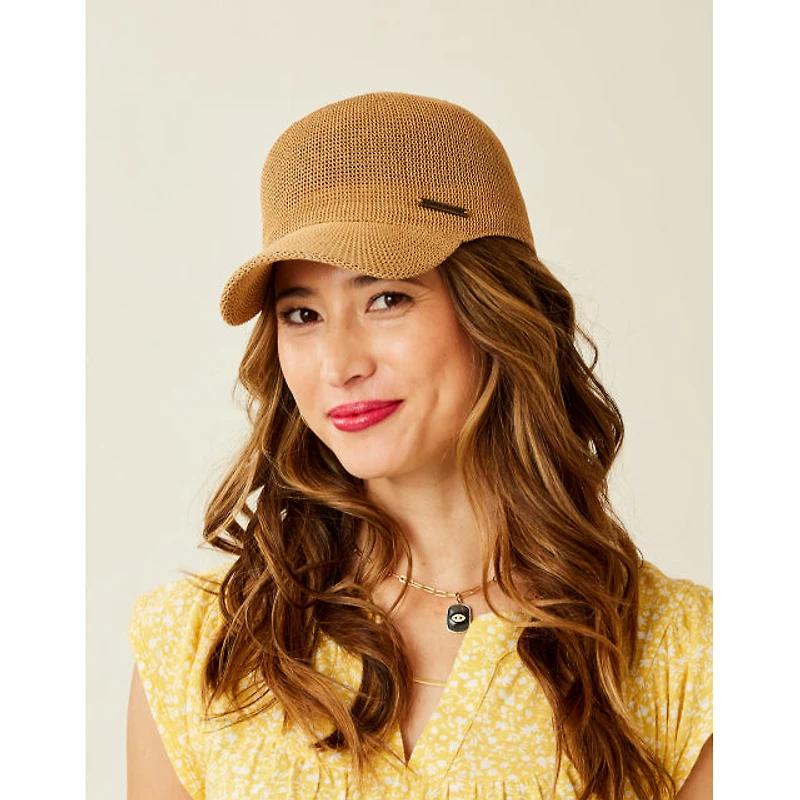 Straw Baseball Cap