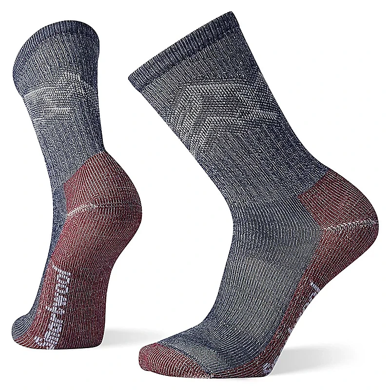 Hike Classic Edition Light Cushion Mountain Pattern Crew Socks