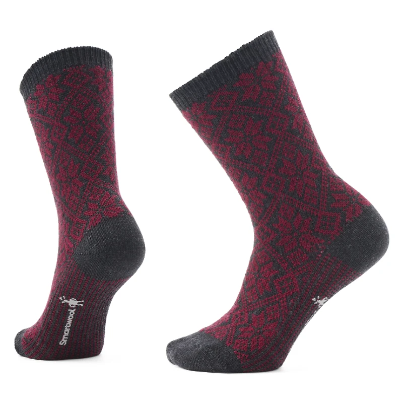 Women's Everyday Traditional Snowflake Crew Socks