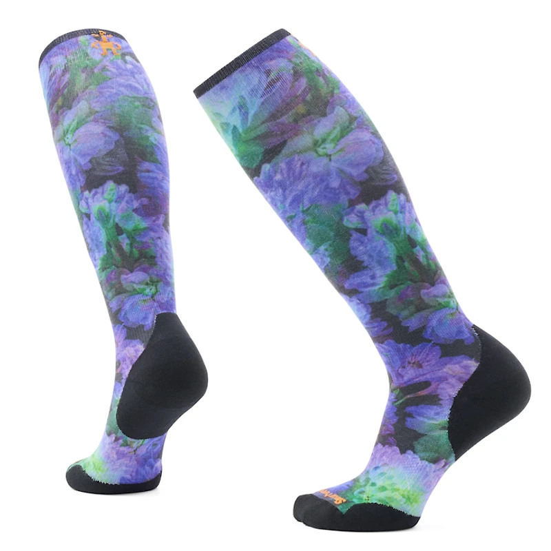 Women's Ski Targeted Cushion Electric Lotus Print OTC