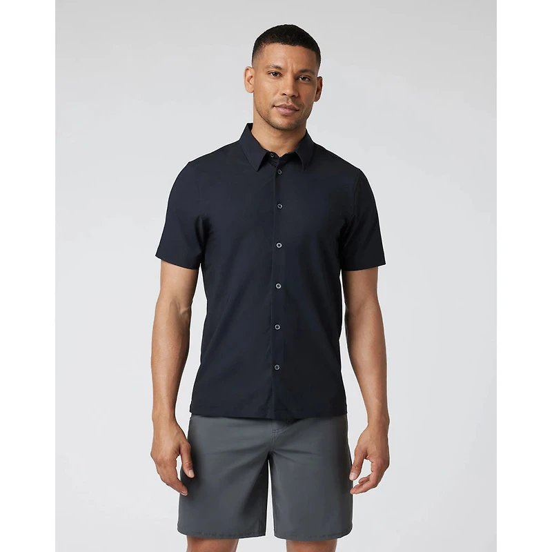 Men's Short Sleeve Manhattan Button Down