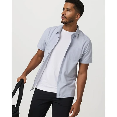 Men's Short Sleeve Bridge Button-Down