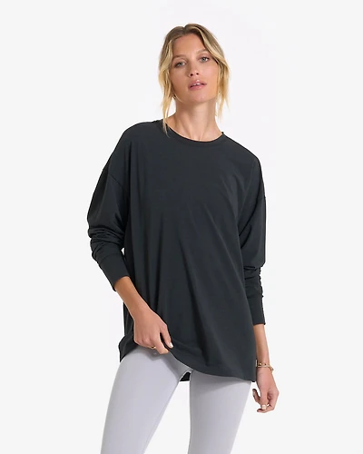 W LS Feather Tee