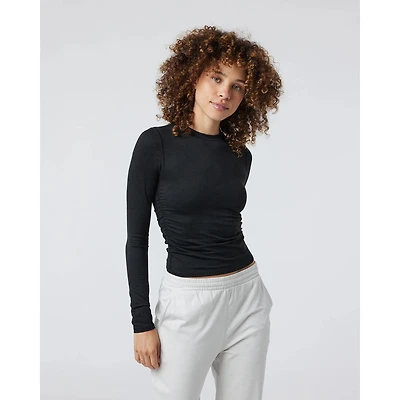 W LS Halo Ruched Tee