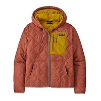 Women's Diamond Quilted Bomber Hoody