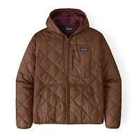 Men's Diamond Quilted Bomber Hoody