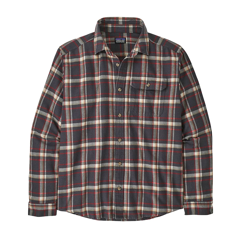 Men's Long-Sleeved Cotton in Conversion Lightweight Fjord Flannel Shirt