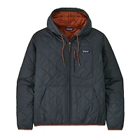 Men's Diamond Quilted Bomber Hoody