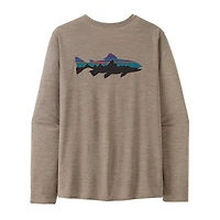 Men's Long-Sleeved Capilene Cool Daily Graphic Shirt - Waters