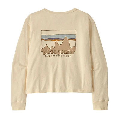 Women's Long-Sleeved '73 Skyline Easy Cut Organic T-Shirt