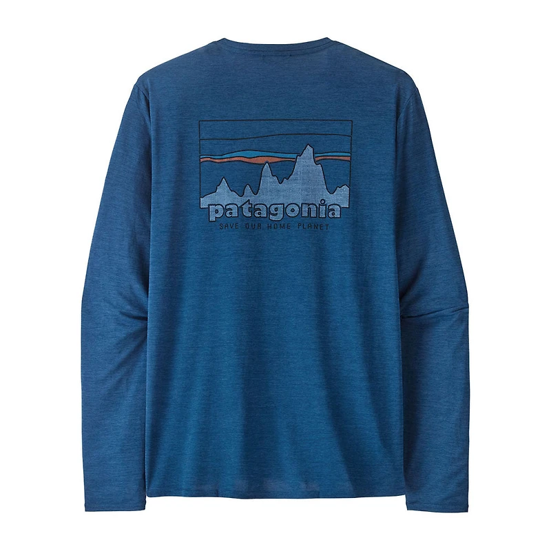 Men's Long-Sleeved Capilene Cool Daily Graphic Shirt