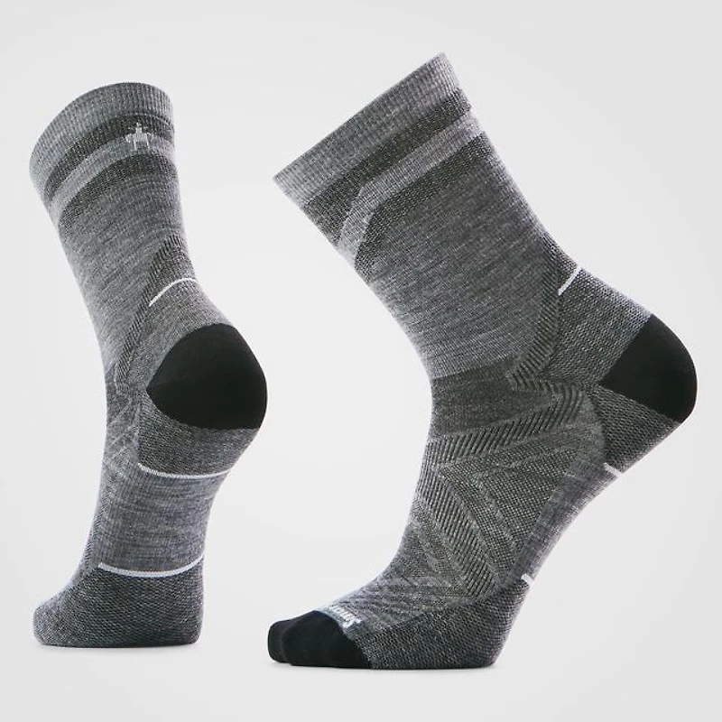 Men's Run Zero Cushion Mid Crew Pattern Socks