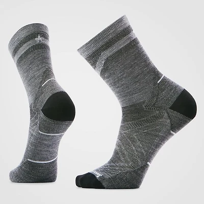 Men's Run Zero Cushion Mid Crew Pattern Socks