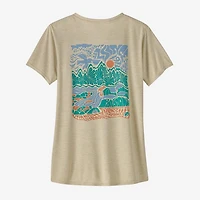Women's Capilene Cool Daily Graphic Shirt - Waters