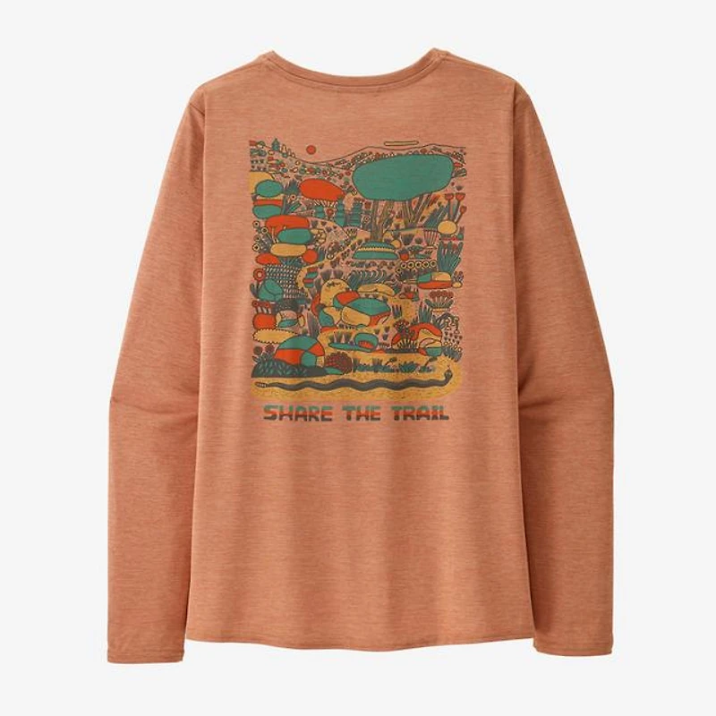 Women's Long-Sleeved Capilene Cool Daily Graphic Shirt - Lands