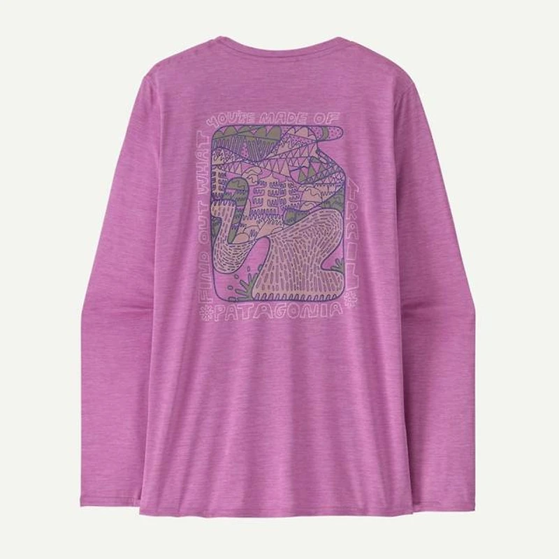 Women's Long-Sleeved Capilene Cool Daily Graphic Shirt - Lands