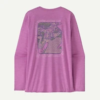 Women's Long-Sleeved Capilene Cool Daily Graphic Shirt - Lands