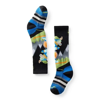 Kids' Wintersport Full Cushion Mountain Moose Pattern OTC
