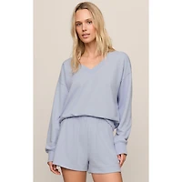 Women's Everyday French Terry V-Neck