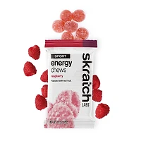 Sport Energy Chews, Raspberry, Single Serving